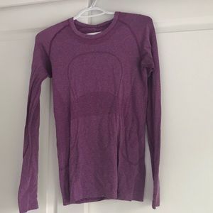 Purple Lululemon long sleeve